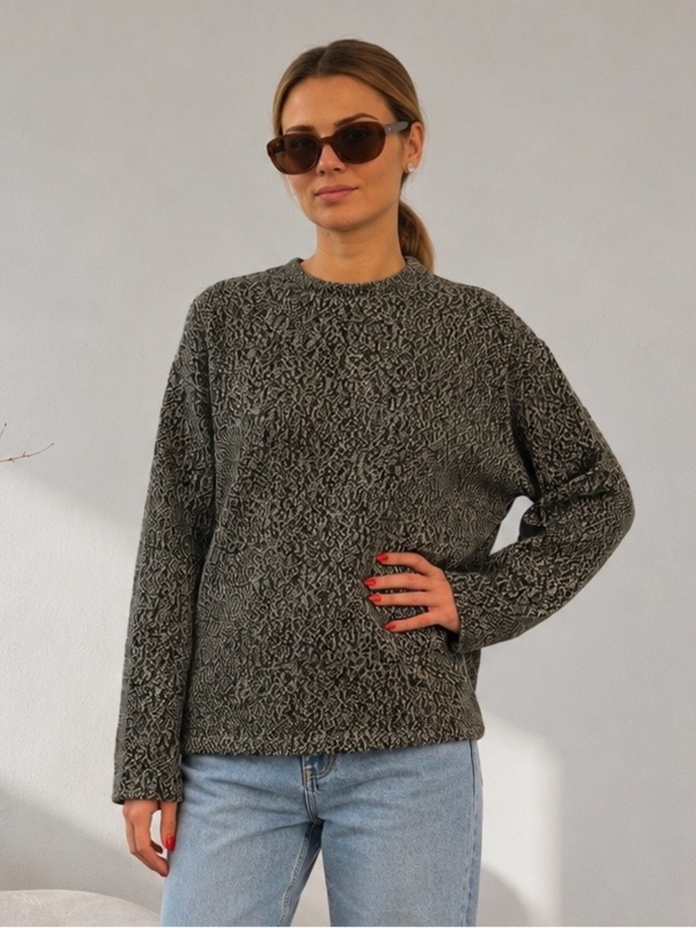 Paul Smith 100% Wool Knit Crewneck Sweater - Size Large (L)